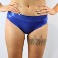 Royal Blue BRAZIL Fit Scrunchie Bum Shorts