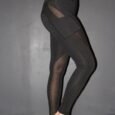 Bella Mesh Full Length Leggings/Tights Black