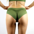 Olive BRAZIL Fit Scrunchie Bum Shorts