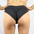 Matte Black BRAZIL Fit Scrunchie Bum Shorts