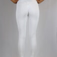 Matte White Full Length Leggings/Tights