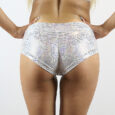 White Sparkle Naughty Fit Shorts