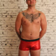 Men’s Trunk Red Sparkle