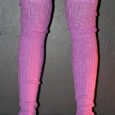 Extra long Stirr-up Knit Legwarmers Lilac