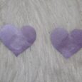 HEART Nipple Pasties Purple