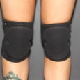 Velcro Neoprene Gel Dot Grip Knee Pads Black